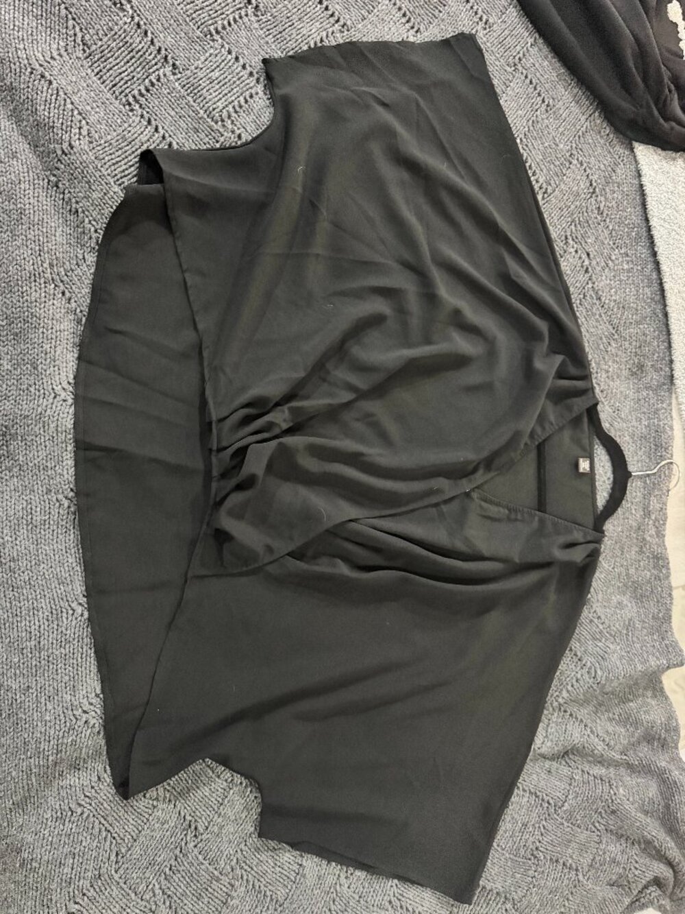 Shein Curve 4XL women's black sheer  top oversized